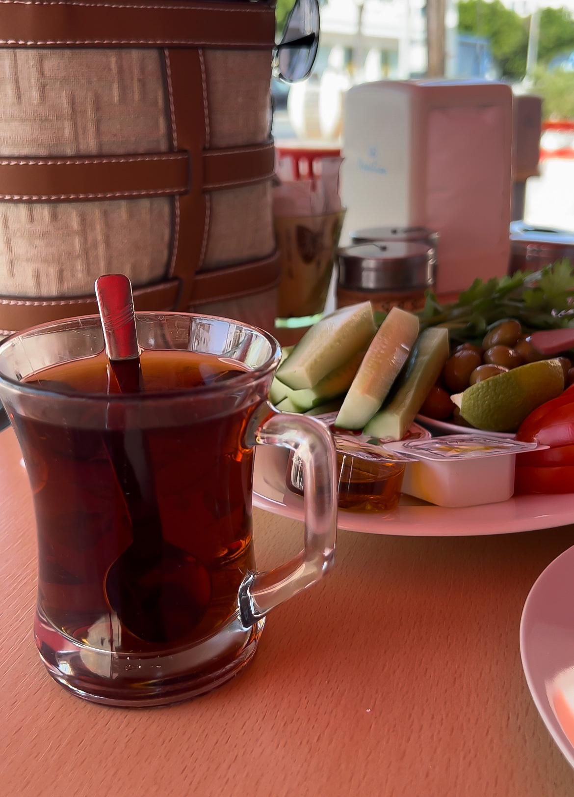 North Cyprus Turkish Tea Breakfast